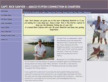 Tablet Screenshot of abacoflyfish.com